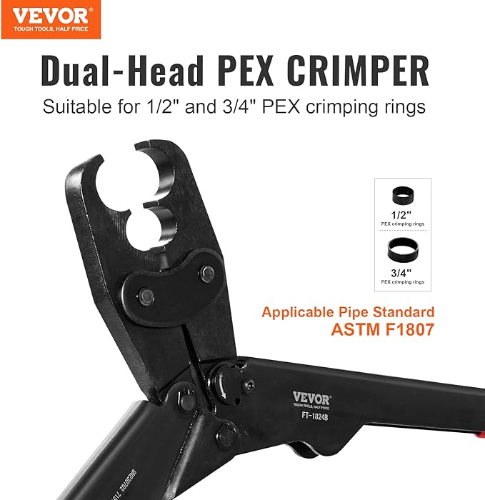 CrimpPro™ 2-in-1 PEX Crimping Tool