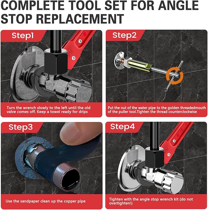 AquaFix™ All-in-One Angle Stop Valve Kit