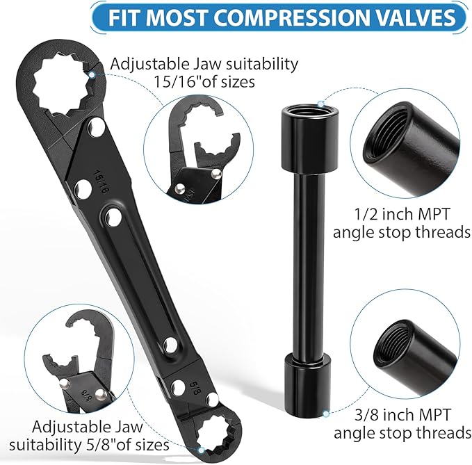 PlumbPro™ 4-in-1 Multi-Function Wrench